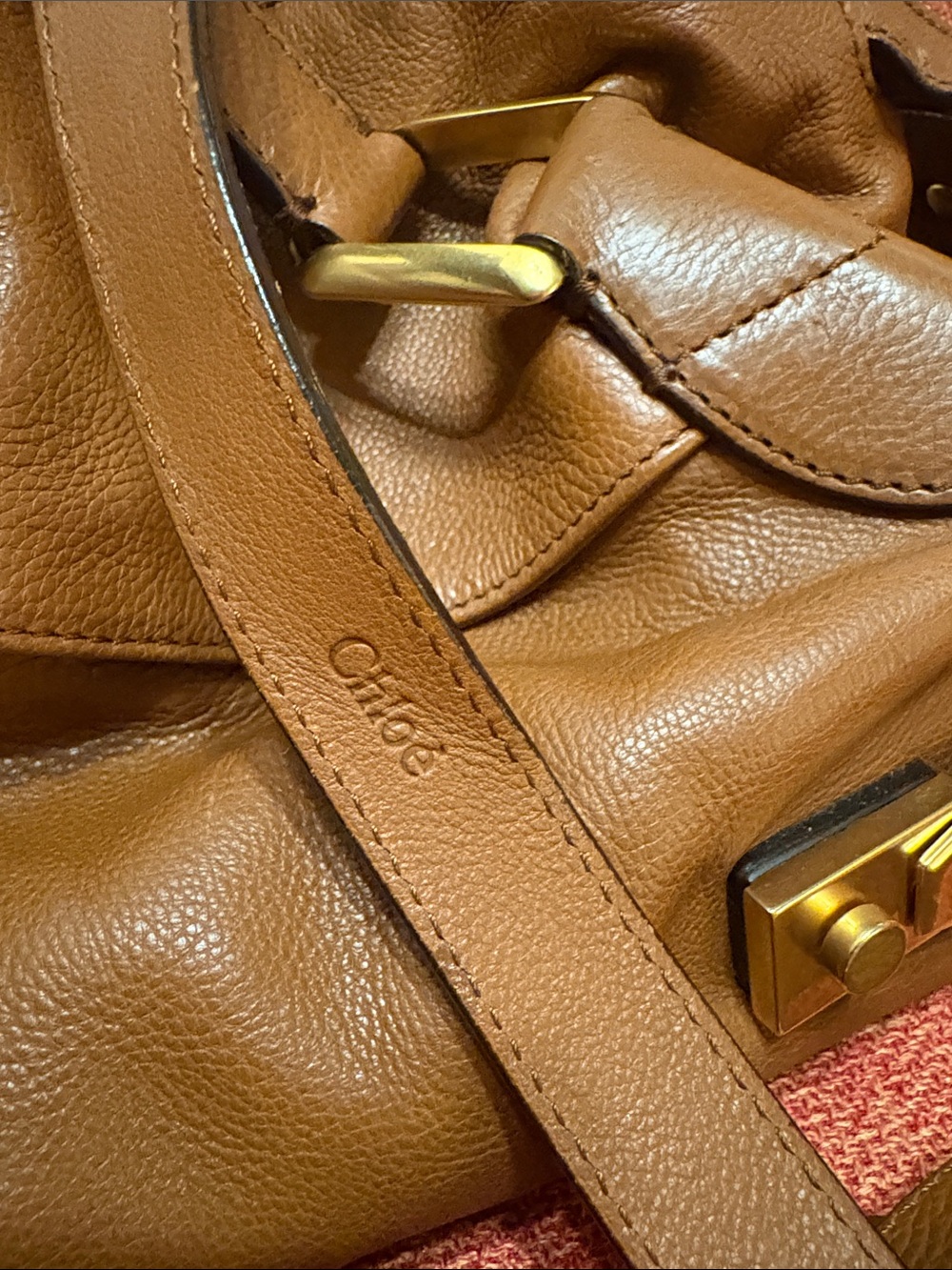 Chloé Archival Cary Leather Bag - Rich Brown EUC (TRR Authenticated) - Picture 7 of 12